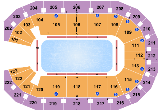 Landers Center Seating Chart: Ice Show