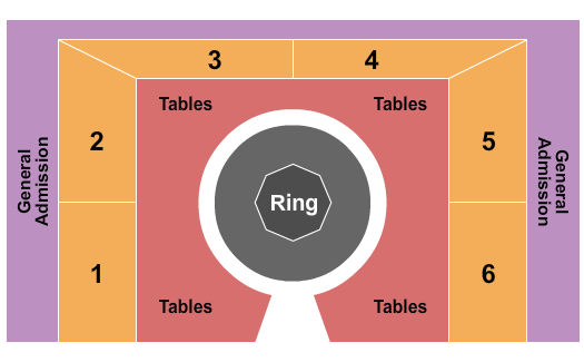 Landers Center Seating Chart: MMA