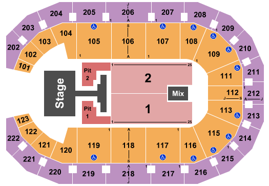Landers Center Seating Chart: Phil Wickham
