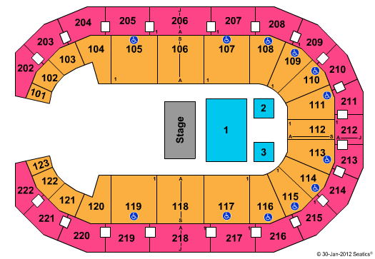 Landers Center Seating Chart