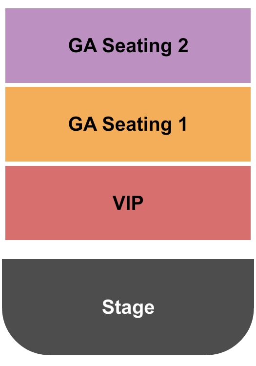 Turner Hall Ballroom Seating Chart: VIP + GA 1&2