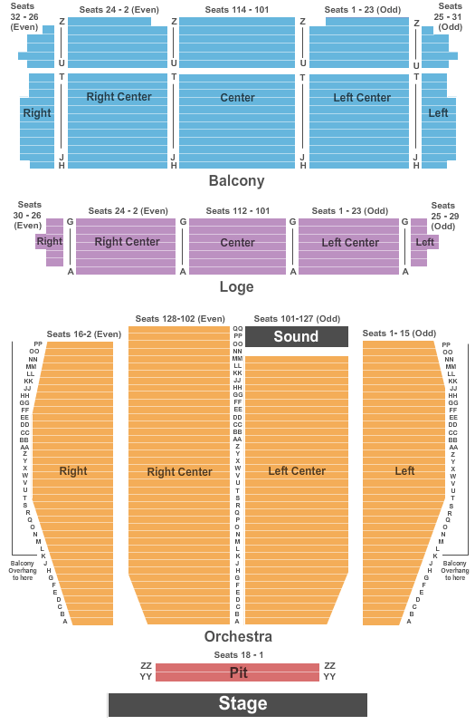 Coaster Theater Seating Chart