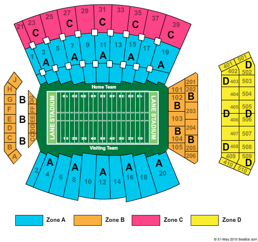 Mccormick Field Seating Chart
