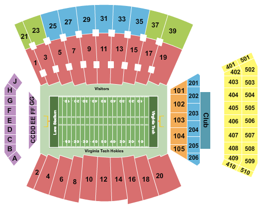 Memorial Stadium Bloomington Indiana Seating Chart