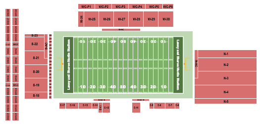 Northwestern Medicine Field At Martin Stadium Seating Chart: Football