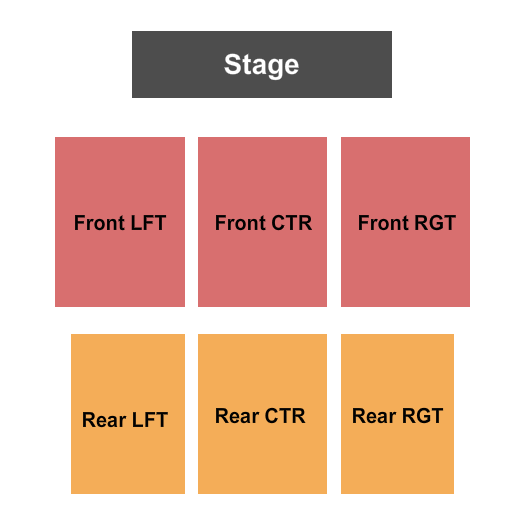 Lansdowne Theater Seating Chart: End Stage
