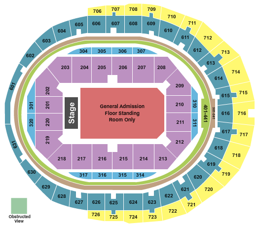 Lanxess Arena Seating Chart: Endstage GA