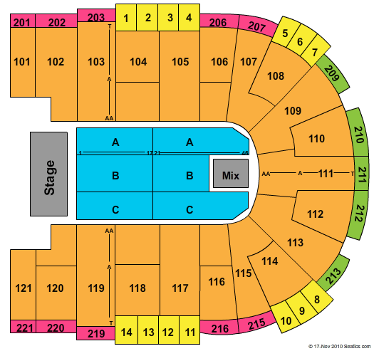 Laredo Energy Arena Seating Chart