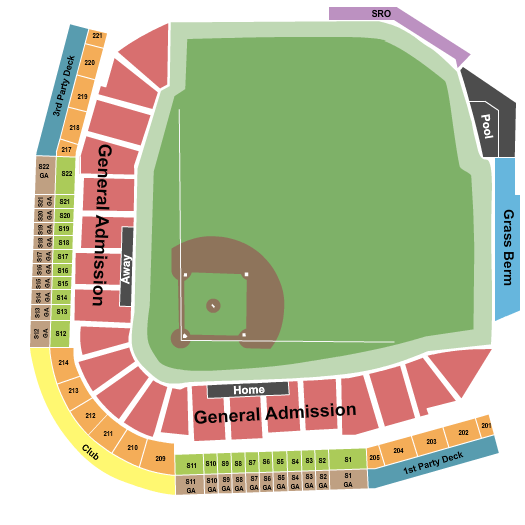 Las Vegas Ballpark Seating Chart: UNLV Baseball