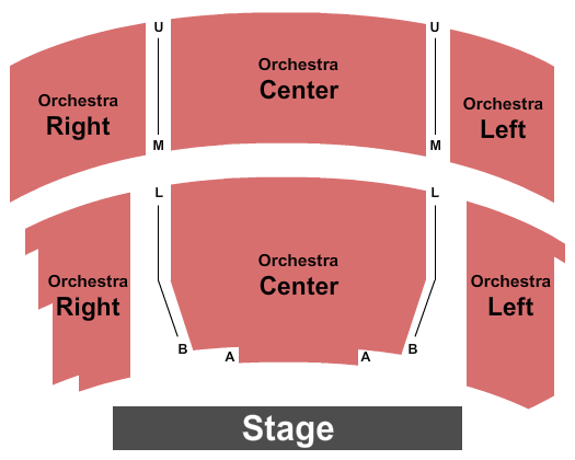 Lasker Auditorium at Newton North High School Seating Chart: Endstage