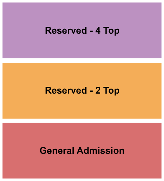 Last Concert Cafe Seating Chart: GA/Reserved