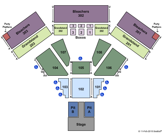 Square Garden Bull Riding Seating Chart