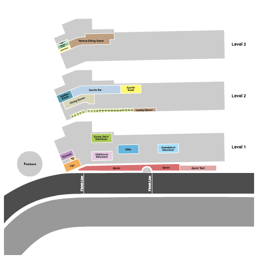 Laurel Park Seating Chart: Racing