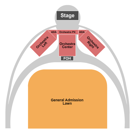 Lauridsen Amphitheater at Water Works Park Seating Chart: Endstage 2