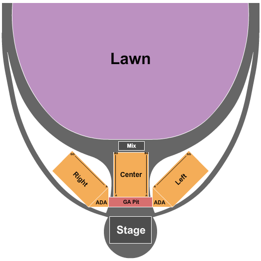 Lauridsen Amphitheater at Water Works Park Seating Chart: Endstage GA Pit