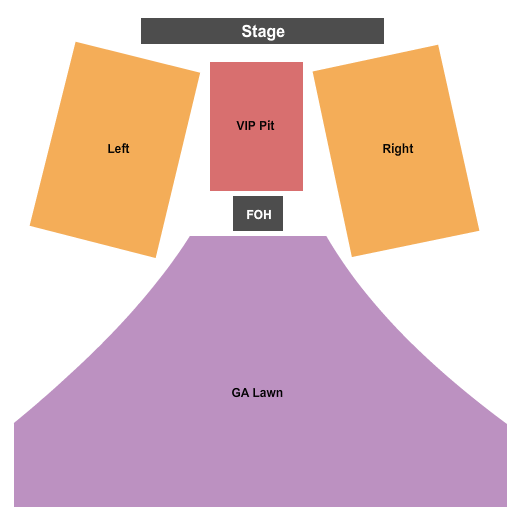 Lauridsen Amphitheater at Water Works Park Seating Chart: Endstage VIP Pit