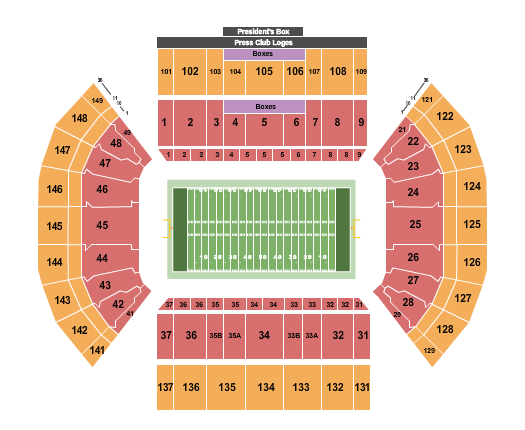 Maverik Stadium Seating Chart