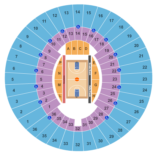 Air Force Basketball Seating Chart
