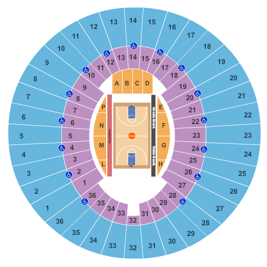 University Of Wyoming Arena Auditorium Seating Chart