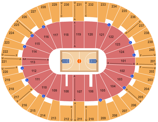 Veterans Memorial Coliseum Seating Chart Phoenix