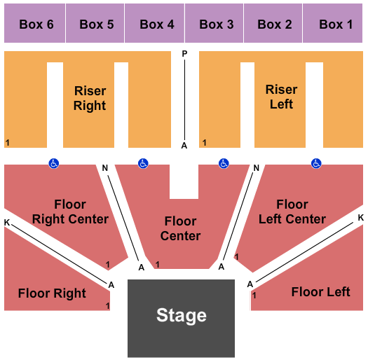 Lawrenceburg Event Center Seating Chart: Endstage 4