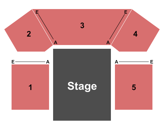 Lawton Community Theatre Seating Chart: Endstage