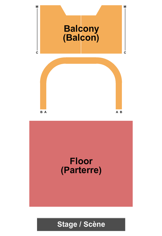 Le National Seating Chart: Endstage GA