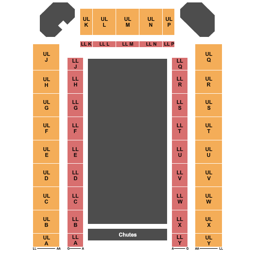 Lea County Event Center Seating Chart: Rodeo