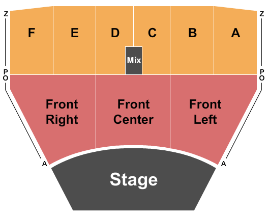 Lee Park Church Seating Chart: Endstage