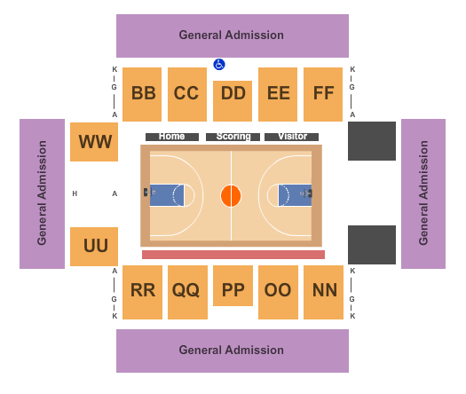 Lee Williams Athletics & Assembly Center Map