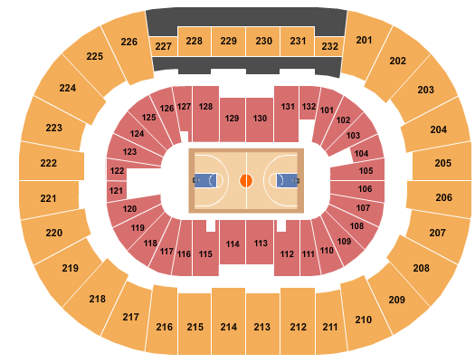 Legacy Arena at The BJCC Seating Chart: Basketball - NCAA