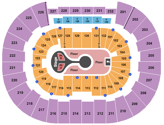 Legacy Arena at The BJCC Seating Chart: Benson Boone