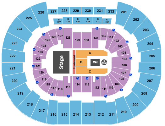 Legacy Arena at The BJCC Seating Chart: Chris Brown