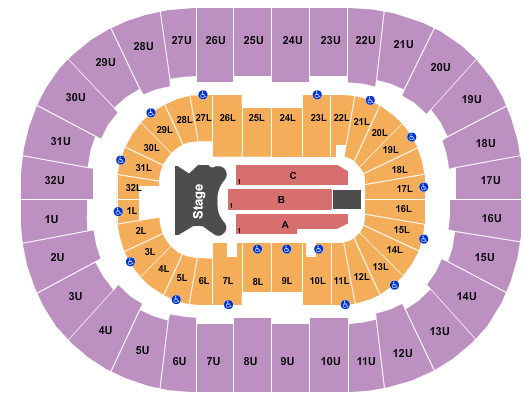 Legacy Arena at The BJCC Seating Chart