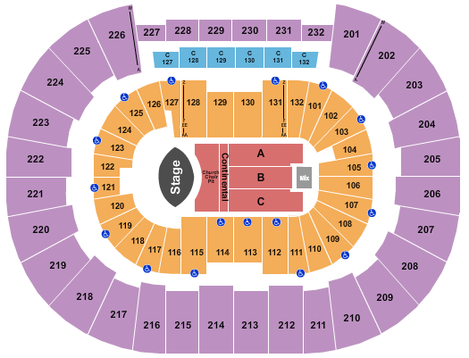 Legacy Arena at The BJCC Seating Chart: Eric Church