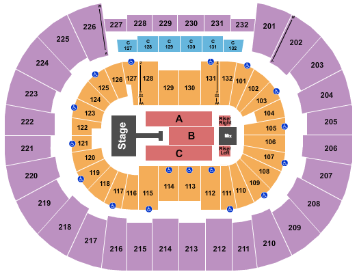 Legacy Arena at The BJCC Seating Chart: Jonas Brothers 2026