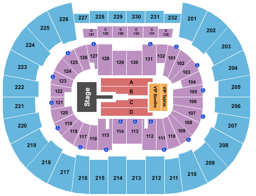 Legacy Arena at The BJCC Seating Chart: Mary J Blige