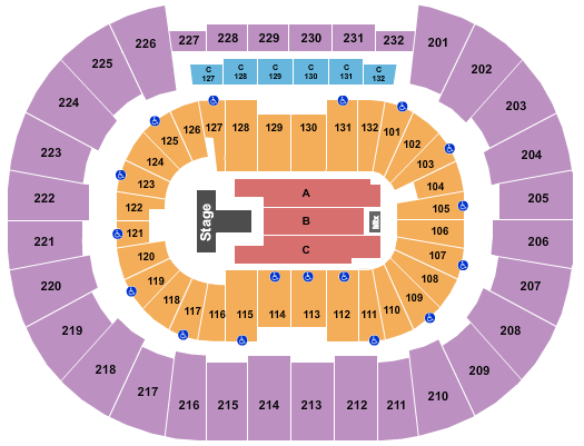 Legacy Arena at The BJCC Seating Chart: Maverick City Music