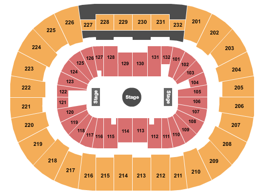 Legacy Arena at The BJCC Seating Chart: Ringling Bros Circus