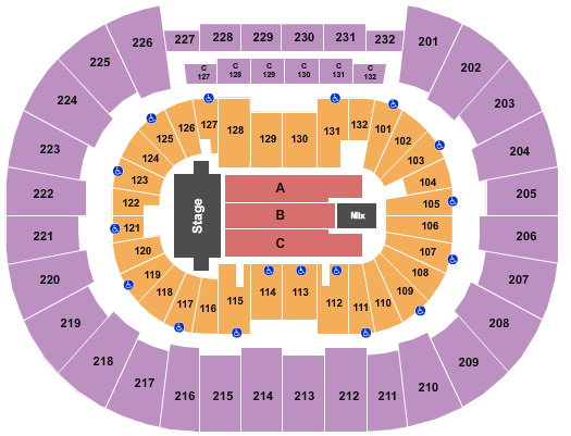 Legacy Arena at The BJCC Seating Chart: TSO