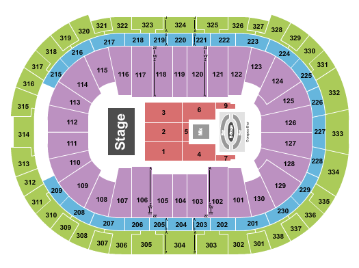 Lenovo Center Seating Chart: Carin Leon