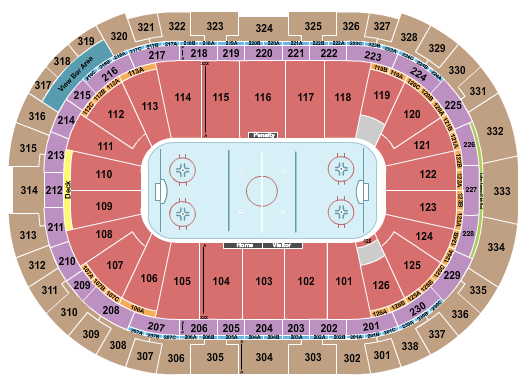 Lenovo Center Seating Chart: Hockey