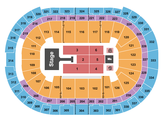 Lenovo Center Seating Chart: Jonas Brothers