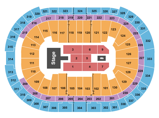 Lenovo Center Seating Chart: Wu-Tang Clan