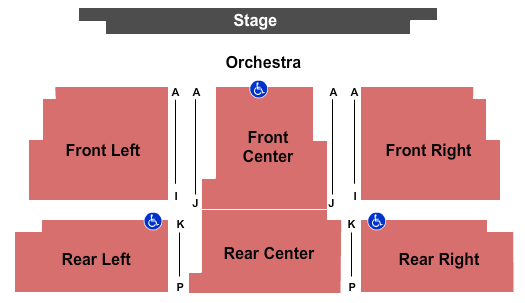 Leo J. Welder Center for the Performing Arts Map