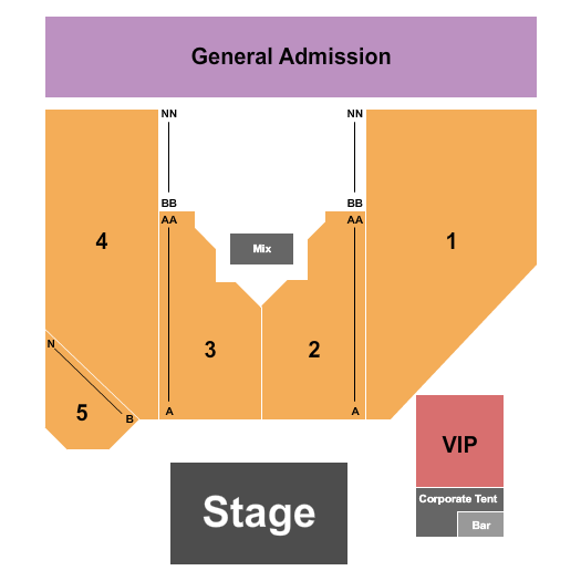 Levee Park Seating Chart: Endstage