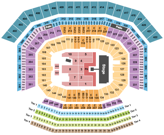 Levi's Stadium Seating Chart: AC/DC