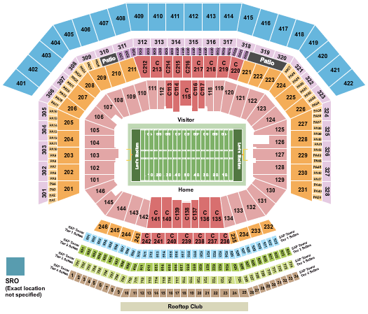 Levi's Stadium Map