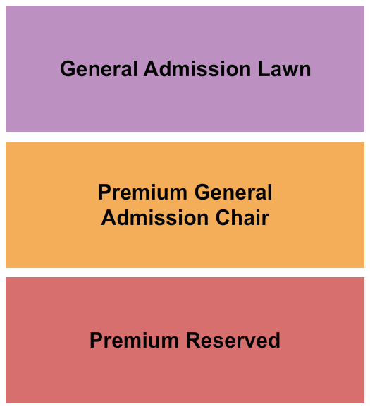 Levitt Pavilion Seating Chart: GA Lawn/Premium GA Chair/Premium Reserved