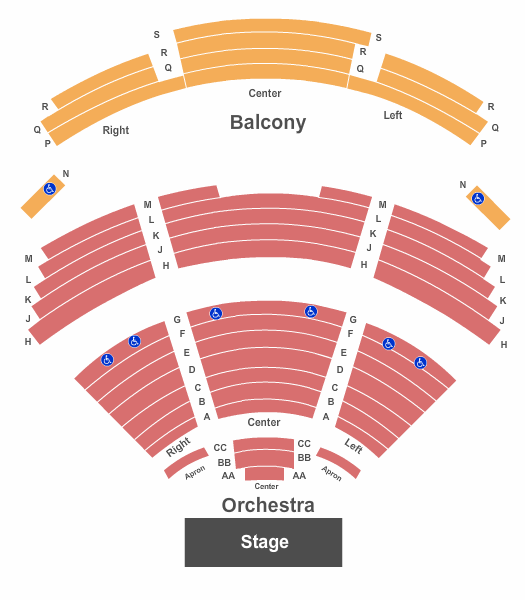 Lewis Family Playhouse Seating Chart